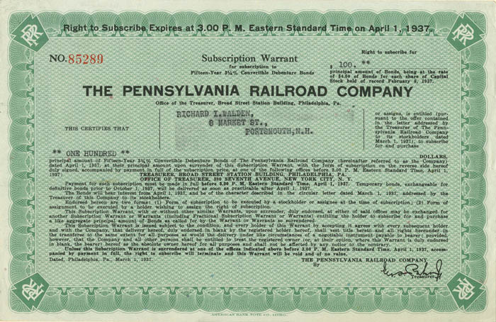 Pennsylvania Railroad Co.